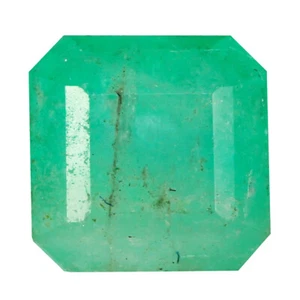0.94ct Topnotch Perfect Octagan 5.8 x 5.7 MM 100% Natural Green Colombia Emerald - Imagen 1 de 5