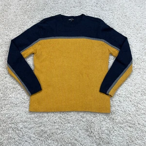 BKE Buckle Pullover Herren Medium Gelb Blau Freizeit Langarm Langarm - Bild 1 von 16