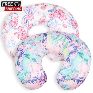 SWESEN 2 Pack Nursing Pillow Cover for Baby Girls, Breastfeeding Pillow Slipcove - Picture 1 of 8