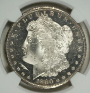 1880-S Morgan Dollar. NGC MS62 DPL Deep Mirror. attractive.. - Picture 1 of 5