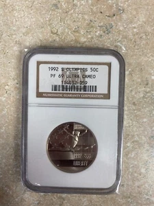 1992-S Olympics Gymnastics Modern Commemorative Half .50 PF 69 Ultra Cameo NGC - Picture 1 of 7