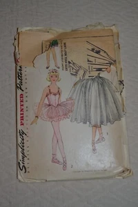 Simplicity 4032 sewing pattern vintage ballet costume, teen size 10 - Picture 1 of 6