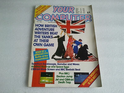 Vintage Your Computer Magazine July 1985 C64 Sinclair Spectrum ZX81 BBC Vic-20 - Image 1 of 4