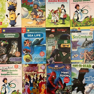 Kids Easy Readers Level 2 Random Mix True Fiction Learn To Read 20 Book Lot - Picture 1 of 1