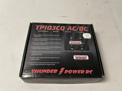 THP103CQACDC Thunder Power TP103CQ-AC/DC 1S LiPo Quad/4-Port 12V AC/DC Charger - Image 1 of 4