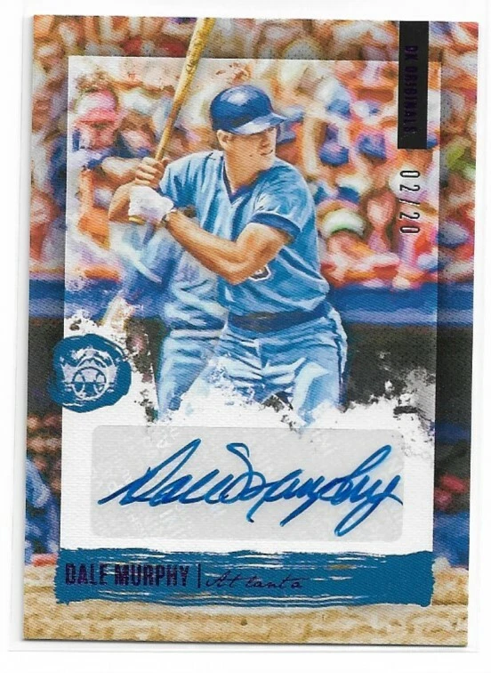 2020 Panini Diamond Kings Dale Murphy - FOTL Purple DK AUTO Autograph 2/20 - Image 1 of 1