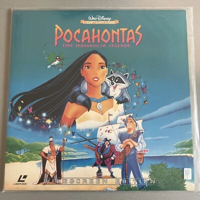 Laserdisc Walt Disney POCAHONTAS Pal deutsch Widescreen Edition  - Bild 1 von 3