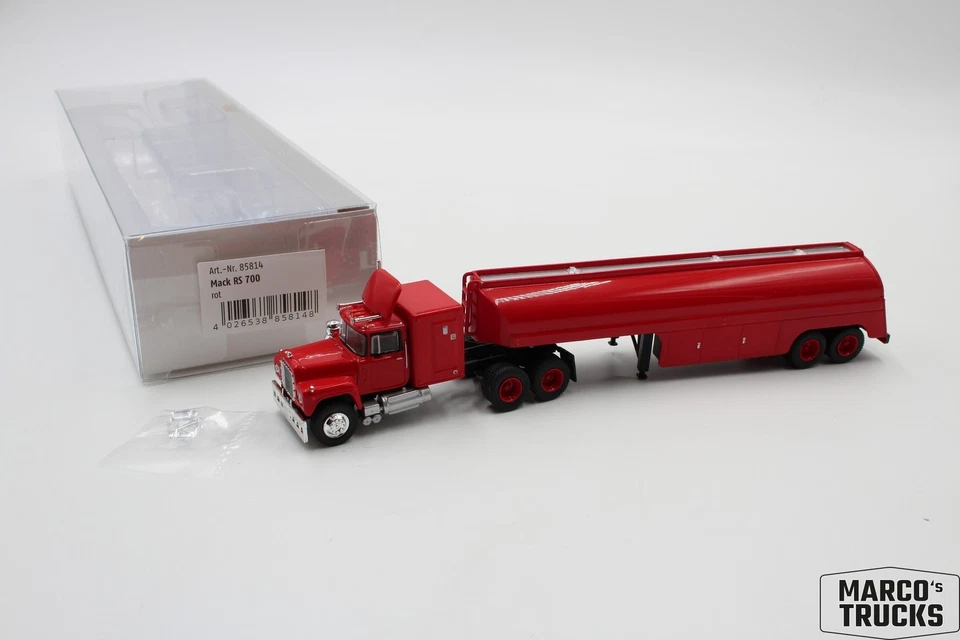 Brekina Mack RS fire car  No. 85814 1:87 /BRN1317 - Image 1 of 1