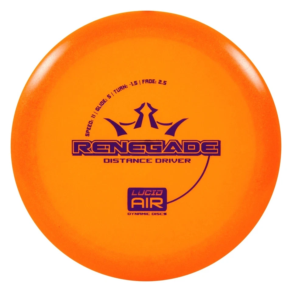 Dynamic Discs Renegade - Lucid Air - Understable Disc Golf Distance Driver - Image 1 of 1