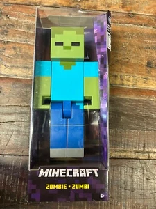 Minecraft Zombie 8.5” Poseable Action Figure NEW DAMAGED PACKAGING - Picture 1 of 3