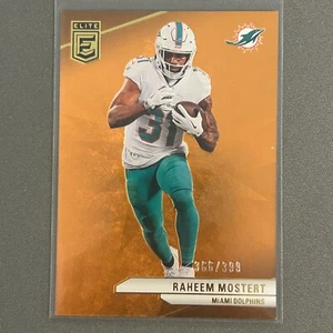 2024 Panini Donruss Elite - Orange #37 Raheem Mostert /399 - Picture 1 of 4