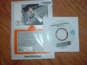 Original Start-Up disk & brochure for HP DesignJet T3500 Plotter Drivers Manuals - Picture 1 of 3
