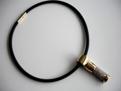 Pierre Lang Kette 46 cm Anhänger Kettenanhänger für Magnetcollier  GO Zirkonia - Bild 1 von 4