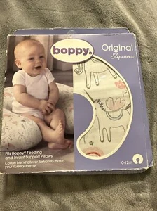 Boppy Slipcover Unicorns in White Original Pillow Cover 0-12m - Picture 1 of 6