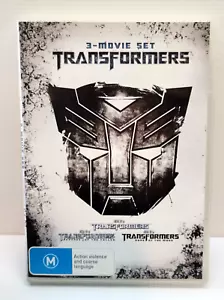 Transformers 3-Movie Collection (DVD, 3-Disc Set) Region 4 - Picture 1 of 4