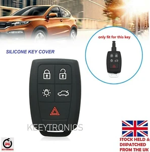 NEW Silicone Key Case Fob Cover 5 Button For Volvo XC90 C70 s60 v50 s40 c30 A97 - Picture 1 of 5