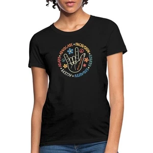 Autism Awareness Inclusion Women's T-Shirt - Picture 1 of 10