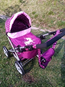 Puppenwagen mit Tasche, Decke und Kissen in Top-Zustand Bayer Trendy 13037AA - Bild 1 von 17