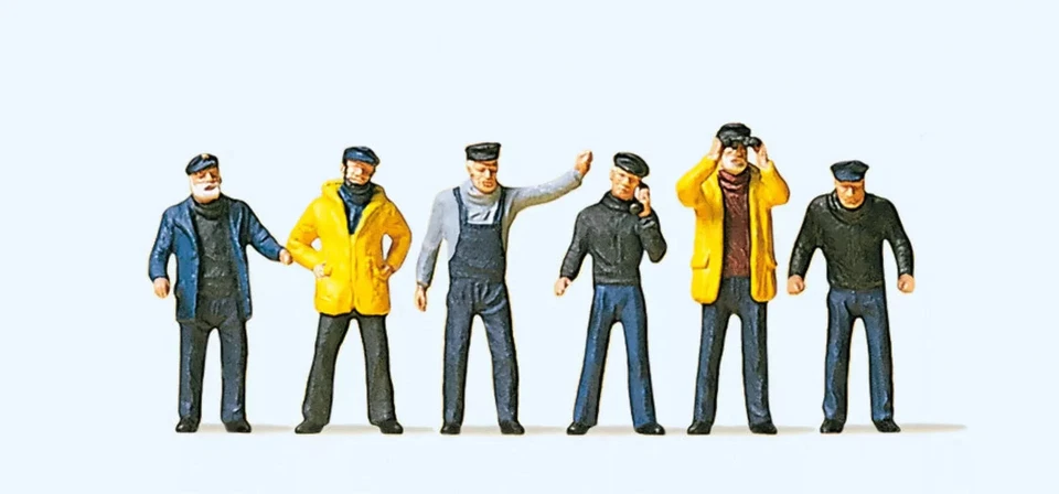 Preiser 10353 Ships Crew (Pk6) HO Gauge Figures 1:87 - Imagen 1 de 1