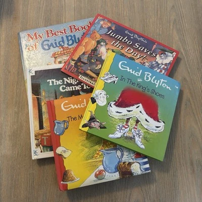 x5 Enid Blyton Children's Picture Book Lot - King's Shoes, Jumbo Saves The Day. - image 1 of 4