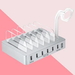 Ladestation für mehrere Geräte – Multi-USB-C-Schnellladestation – USB-Ladedock - Bild 1 von 11