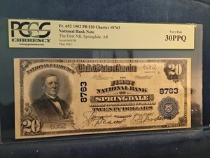 National Bank Note, Springdale, Arkansas - Picture 1 of 2