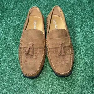 ASOS Brave Soul Faux Seude Tan Shoes Men’s Size US 7 UK 6 - Picture 1 of 7