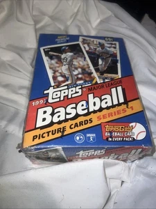 1993 TOPPS  BASEBALL CARDS SERIES 1 BOX FACTORY SEALED WAX box - Picture 1 of 5