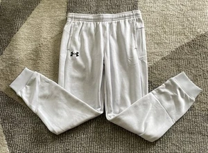 Under Armour hellgraue Fleece Jogginghose Jungen Gr. Youth XL Neu mit Etikett - Bild 1 von 4