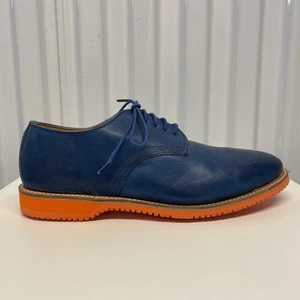 Oxford Walk-Over Geo E. Keith Company Chase de cuero azul y naranja para hombre 9,5 M - Imagen 1 de 17