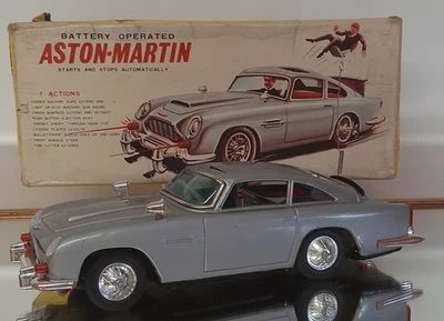 Aoshin 1965 Battery Operated James Bond Aston Martin DB5 Totally Original Boxed - Image 1 of 4