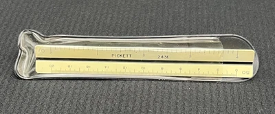 Vintage Pickett 243E 4" Triangle Drafting Rule - Image 1 of 4