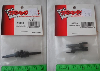 Lot of 2 Traxxas 5553 Stub Axles, Rear, 2, RC R/C Car Parts - Image 1 of 4