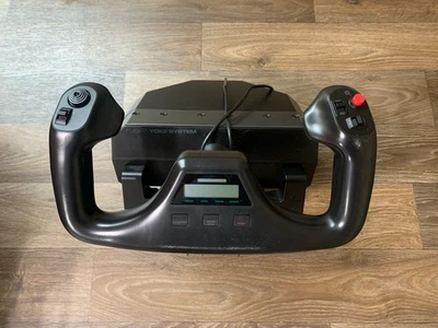 Logitech Flight Yoke System Professional Simulation Yoke and Throttle Quadrant - Image 1 of 4