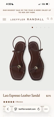 loeffler randall lara-n espresso talla 10B Foto 1 de 4