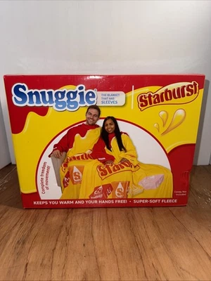 Snuggie Starburst Fleece Blanket w/ Sleeves - 71” x 54” - Box Has Been Opened - Image 1 of 4