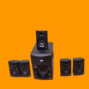 Logitech Z607 5.1 Surround Sound Speaker System with Bluetooth Fully Working - Picture 1 of 19