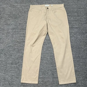 VInce Soho Hose Herren 34 beige Chino gerades Bein Stretch Workwear Büro Preppy - Bild 1 von 11