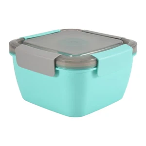 2X(Contenedor de Almuerzo 1500Ml Ensaladeras con 3 Compartimentos para Ensalada2368 - Imagen 1 de 7
