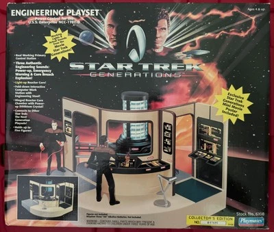 PLAYMATES STAR TREK TNG - Generations Engineering Playset, 1994 NIB: FREE SHIP - Image 1 of 4