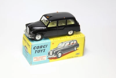 Taxi Corgi 418 Austin en caja original - casi como nuevo modelo original vintage años 60 Foto 1 de 4