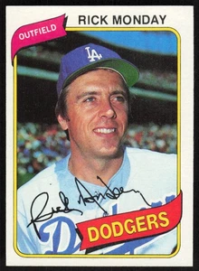 1980 Topps #465 Rick Monday - Picture 1 of 2