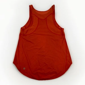 Lululemon Lightweight Mesh Racerback Tank Top Red Loose Fit Women’s Size 4 - Picture 1 of 5
