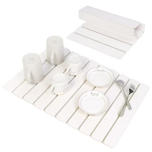 Stone Drying Mat for Kitchen Counter, Large Stone Dish Drying Mat Foldable, A... - Foto 1 di 7