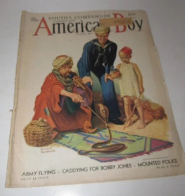 Vintage AMERICAN BOY The Youth's Companion MAGAZINE July 1931 Foto 1 de 4