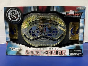 Vintage WWE RAW Intercontinental Championship Belt Jakks Pacific Inc. 2004 - Picture 1 of 4