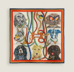 BNIB Hermes Jour De Casting Silk Scarf 70 Liz Stirling - Picture 1 of 3