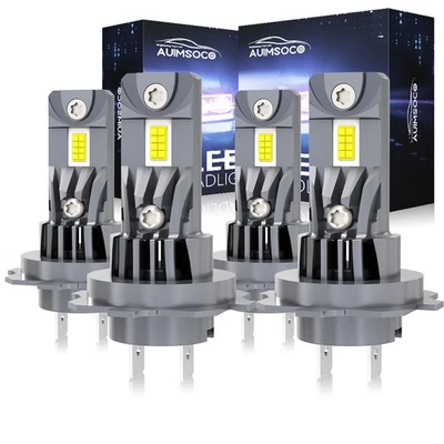 Kit de faros LED bombillas de haz alto y bajo para Mercedes-Benz C250 C300 C350 4x 6000K Foto 1 de 4