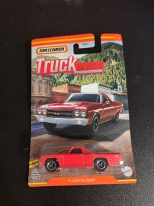 Matchbox rot '70 Chevy El Camino Truck, Spielzeug | Truck Serie 10/12 - Bild 1 von 2