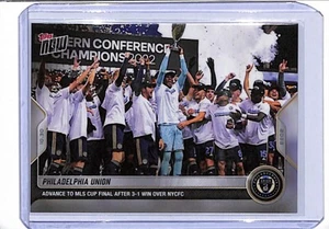2022 TOPPS NOW MLS #244 PHILADELPHIA UNION - PRINT RUN 228 - MOVE TO CUP FINAL! - Picture 1 of 2